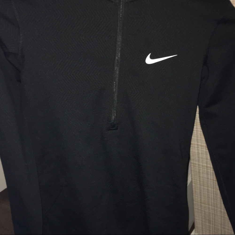Nike Pro Warm Dri-fit Quarter Zip Top - Picture 2 of 3